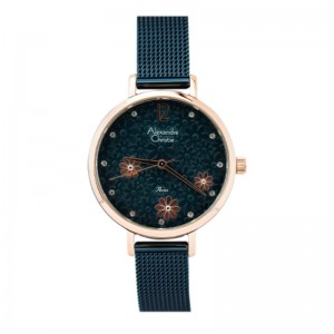 Alexandre Christie AC 2957 Rosegold Blue LDBURBU